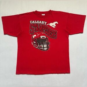 Vintage 1990s CFL Football Graphic Sportswear T-Shirt